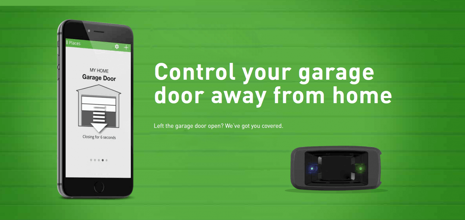 Control your garage door away from home